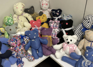 Memory Bears created by Journey Hospice volunteers